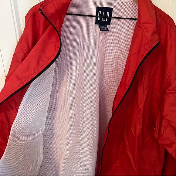 GAP Vintage Zip-Up Red Lightweight Windbreaker - XL - Picture 5 of 6